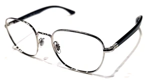 Ray Ban RB6477 2501 Silver Metal Square Eyeglasses Frame 51-19 145 - Picture 1 of 5