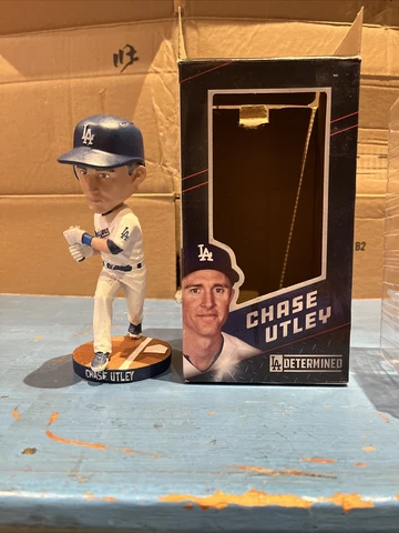 Chase Utley 2018 MLB Los Angeles LA Dodgers Bobblehead Figure SGA Mint Cover
