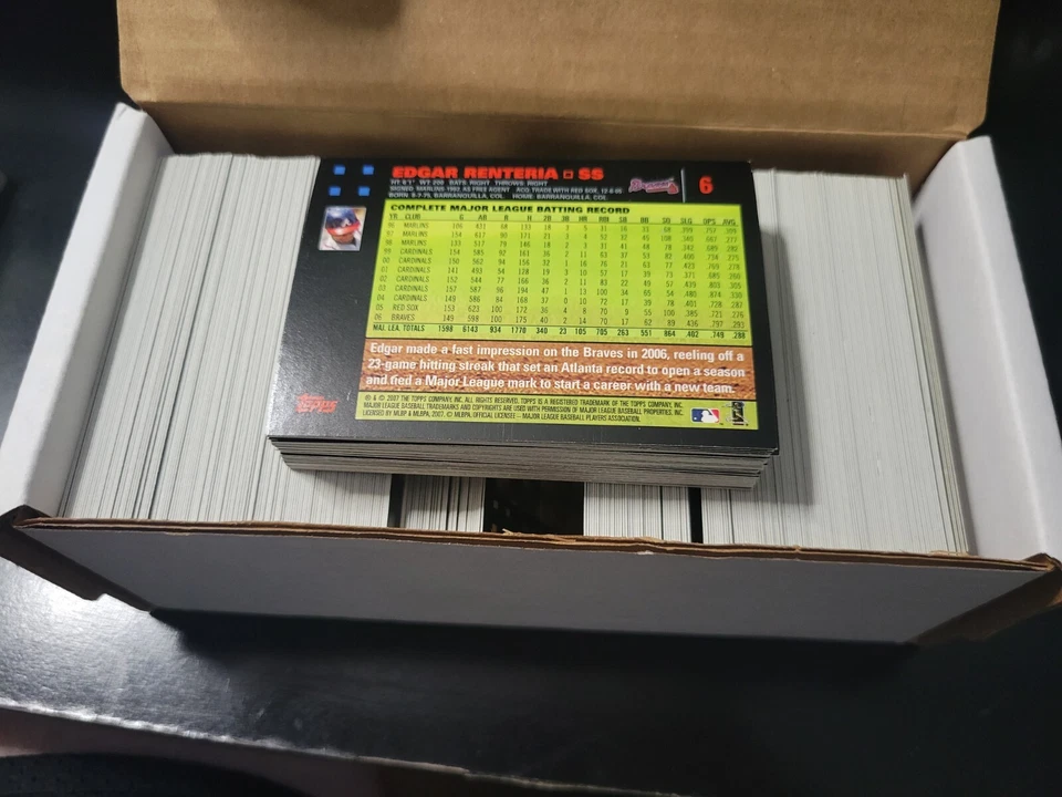 2007 Topps Baseball Red Backs Series 1 You Pick, Complete your Set 1-330 - Image 1 of 1