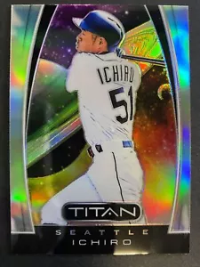 Béisbol Ichiro 2019 Panini Chronicles Titan holo Prizm Seattle Mariners #18 - Imagen 1 de 2