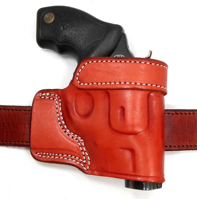 Right Hand Brown Leather Yaqui Speed Draw Belt Holster for COLT COBRA 38 - Image 1 of 4