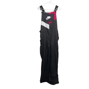 Nike Jumpsuit Women's Medium Nylon One Piece Sleeveless Snap Sleeveless - Picture 1 of 9