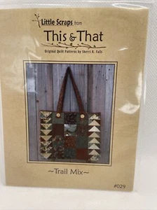 This & That Trail Mix #029 gestepptes Schnittmuster 17,5 x 14 Handtasche Beuteltasche Handtasche - Bild 1 von 3