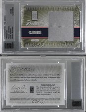 2010 Famous Fabrics First Edition Milestones Gold 1/1 Roger Clemens