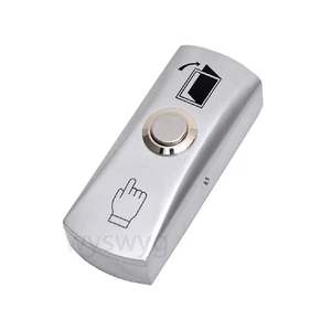 Mounted Release Exit Button Door Metal Switch Stainless Steel with Button box - Picture 1 of 5