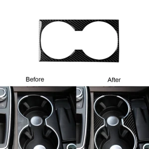 Carbon Fiber Water Cup Panel Decorative Cover Trim For Mercedes Benz GLE GLS  - Imagen 1 de 12