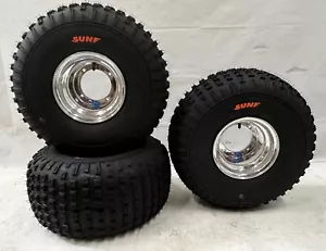 DWT Front Rear Rims Sunf A011 Tires 22x11-8 Honda ATC 110 185 125M 200S 250R - Picture 1 of 6