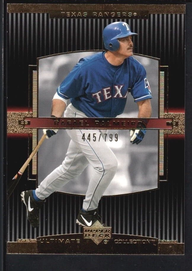 RAFAEL PALMEIRO 2002 UD ULTIMATE COLLECTION #59 RANGERS SP #445/799 - Image 1 of 1