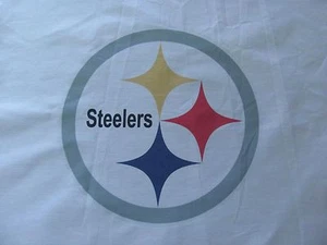 1 PITTSBURGH STEELERS FOOTBALL LOGO 18X18 SEWING BLOCK QUILT SQUARE NFL FABRIC - Picture 1 of 2