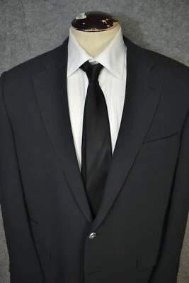 Blazer de lana Samuelsohn Austin para hombre talla 44L negro chaqueta de 2 botones abrigo deportivo Foto 1 de 4
