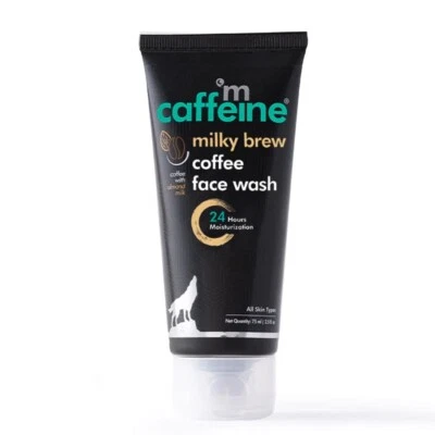 mCaffeine Milky Brew Coffee Face Wash (75ml) Dry Skin Face Wash For Men & Women - Image 1 of 4