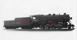 25CC650 (5) RP WESTERN MARYLAND RAILROAD 2-8-0 LOCO #810 FROM BALDWIN NEGATIVES - Picture 1 of 5