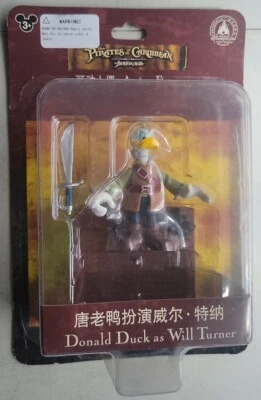 ¡NUEVA FIGURA DE PATO DONALD AS WILL TURNER DE PIRATAS DEL CARIBE DE LOS PARQUES DE DISNEY! E58 Foto 1 de 2