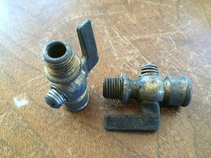 2 Valvole a sfera per tubi in ottone NOS 1/4", codice Delta 906000002515 - Foto 1 di 3