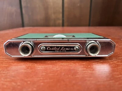 Vintage SELSI 2.5x Pop Up Coated Lens Green Opera Binoculars Japan - Image 1 of 4