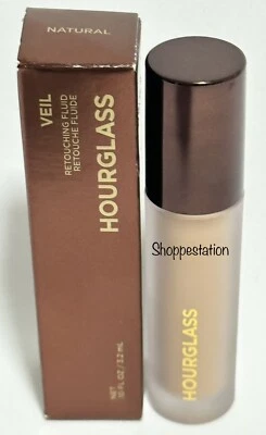 Hourglass Veil Retouching Fluid Shade NATURAL Full Size .10oz / 3.2ml New In Box - Image 1 of 3