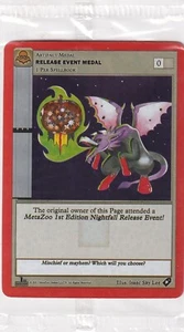 METAZOO CRYPTID NATION 1ST EDITION - RELEASE EVENT MEDAL - PROMO SEALED - Picture 1 of 1