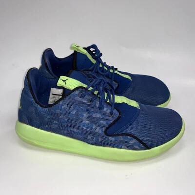 Air Jordan Eclipse 724042-406 Blue And Green Lace Up Unisex Sneakers Size 7Y  - Image 1 of 4