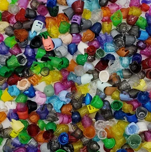 Lot of 5 Random Lego Prototype Headgear Pieces Error Misprint Star Wars Marvel - Picture 1 of 5