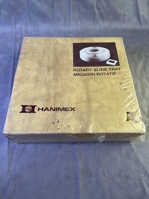 Hanimex Rotary Slide Tray for Projectors Holds 100 2 x 2-in Slides Sealed - Image 1 of 4