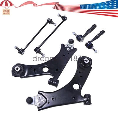 Front Lower Control Arms Kit For 2016-2019 Fiat 500X 15 16-2018 Jeep Renegade - Image 1 of 4