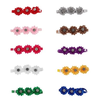 Lot de 10 nœuds pour animaux de compagnie - Colliers de cérémonie - Photo 1/4