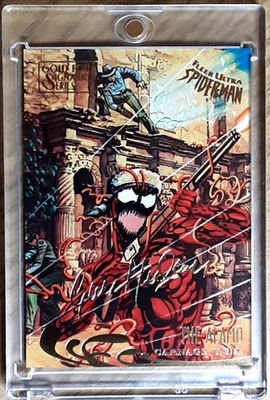 1995 Spider-Man Gold Signature Card 139 THE ALAMO. - Image 1 of 3
