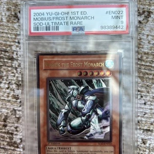 Yugioh Mobius The Frost Monarch Ultimate Rare PSA 9 SOD-EN022 1. Auflage Shift - Bild 1 von 3