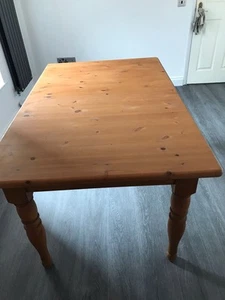 M&S Extending Dark Pine Dining Table - Picture 1 of 6