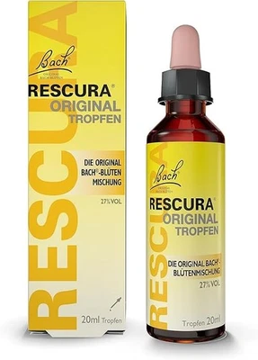 Original Bach RESCURA Tropfen: (ehemals Rescue) Bachblüten-Mischung, 20ml - Bild 1 von 4
