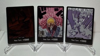 One Piece: Royal Blood (OP-10) DON!! Card - Full Set Trio - Alt Arts & Base 💎 - Image 1 of 2