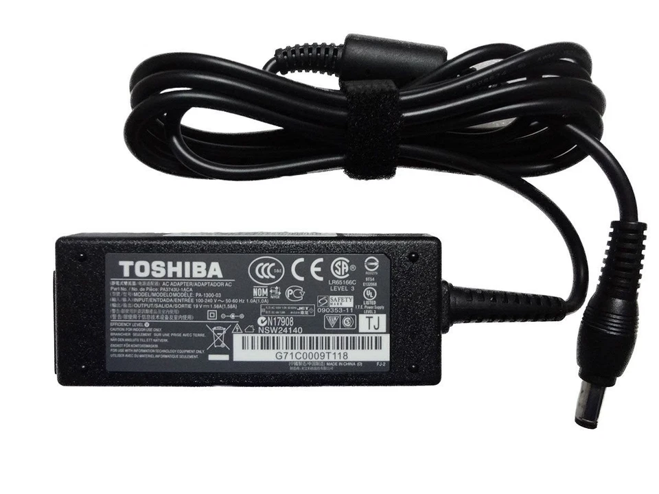 Genuine Toshiba Charger PA3743U-1ACA 30W AC Adapter NB205 NB255 NB305 NB505 - Image 1 of 1