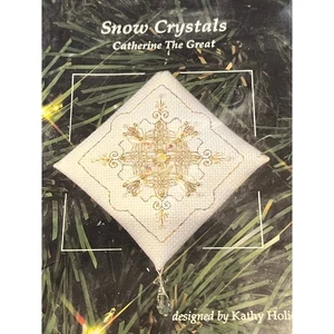 De colección Kreinik Cristales de Nieve Catalina la Grande, 1992 Adorno Aguja Cuentas - Imagen 1 de 4