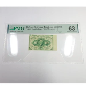 1863 PMG Choice UNC63 United States Fractional Currency 10c Note FR 1226 #57295F - Picture 1 of 3