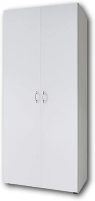 Armadio guardaroba camera cameretta ripostiglio cantina 3 ante 2 cassetti bianco - Image 1 of 2