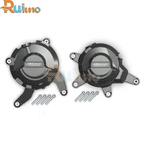 Motorabdeckung Schutzhülle Kohlefaser Für KTM RC 390 2022-2023 Duke 390 22-23 - Picture 1 of 6