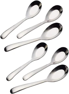 HornTide 6-teiliges Suppenlöffel Set Chinesisches Besteck 6x Löffel  - Bild 1 von 6