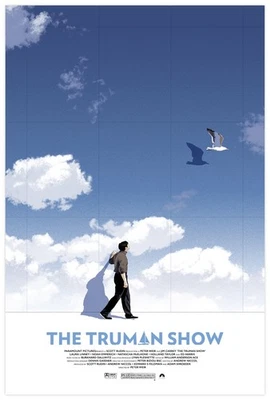 The Truman Show movie poster by Matthew Woodson - limited edition like Mondo - Image 1 of 2