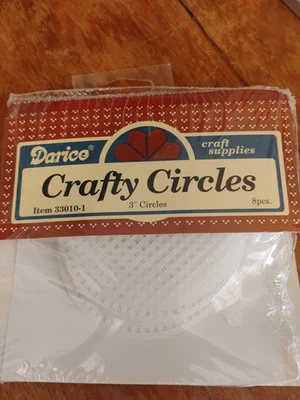 Darice Craft Supplies Plastic Canvas Circles. - Image 1 of 4