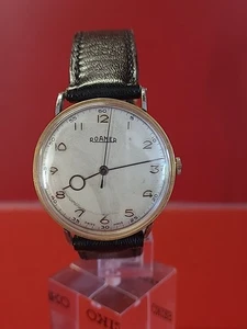 Alte Herrenuhr ROAMER Jumbo läuft - Bild 1 von 12