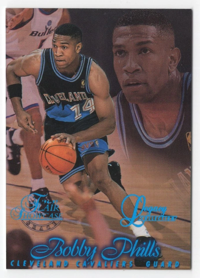 1996-97 Flair Showcase fila 1 Bobby Phills 141/150 Foto 1 de 2