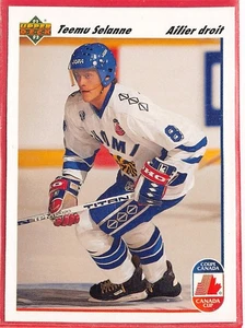 1991-92 Upper Deck French #21 Teemu Selanne RC CC - Bild 1 von 2