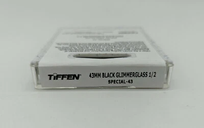 New Tiffen 43mm Black Glimmerglass 1/2 Filter Glimmer Glass Diffusion Filters - Image 1 of 4