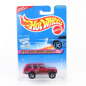 Hot Wheels 1997 - BLUE CARD COLLECTOR - RANGE ROVER - BIFF BAM BOOM