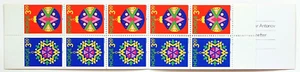 Norway Booklet Pane of 10 Stamps 1989 Christmas Scott #953a MNH Norge - Picture 1 of 4