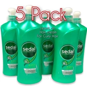 5 x 300ml SEDAL Co-Creations RIZOS CURLS HAIR COMB CREAM Leave in Cream - Picture 1 of 10