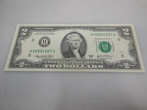 New Uncirculated $2 Two Dollar Bill Series 2003A - Picture 1 of 5