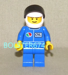 BLUE DRIVER OCTANE Minifigure (Genuine) LEGO Go-cart 1760 Town - Picture 1 of 5