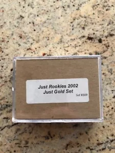 2002 Just Rookies Gold set di 40 carte come nuovo con Dontrell, BJ Upton, Choo, Hanley RC - Foto 1 di 12