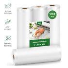 8&quot;x20&#39; 8&quot;x50&#39; Vacuum Sealer Bags Roll Embossed Food Saver Storage Freezer Bags